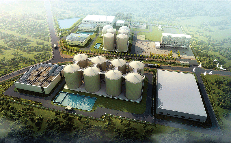 自贡有机废弃物综合利用年产1000万立方米生物天然气工程